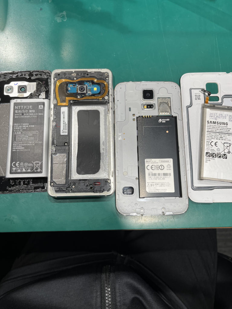 スマホの破砕、承っております！ - スマホ処分ZAURUSの処分事例